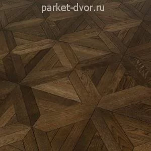 Инженерный модульный паркет Kochanelli Квадро Дуб Тёмный 441х441х15 мм