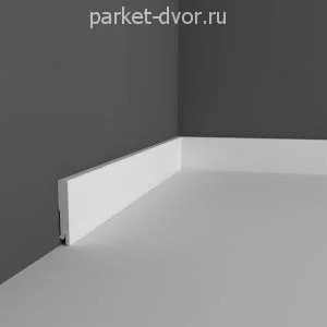 Плинтус Deartio P6.100.16 Белый под покраску 16х100х2070 мм (пог. м)