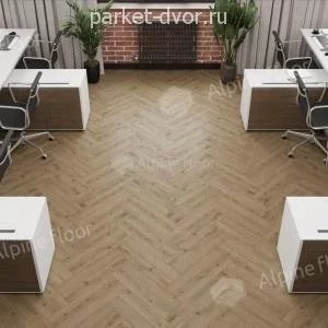 Ламинат Alpine Floor Herringbone 12 Pro LF106-07A Дуб Прованс