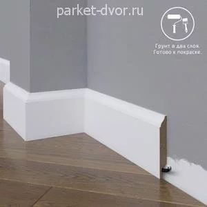 Плинтус Madest Decor 16-083-12 Под покраску 12х83 мм (пог. м)
