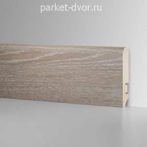 Плинтус Hannahholz Aktuel Design №25 Дуб Серый Светлый 16х81 мм (пог. м)