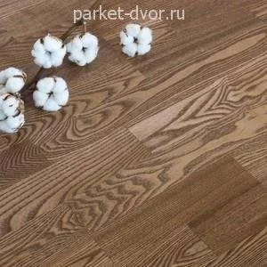 Паркетная доска Amber Wood Ретро Ясень Лак Светлый Орех
