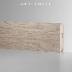 Плинтус Hannahholz Aktuel Design №28 Дуб Слоновая Кость 16х81 мм (пог. м)