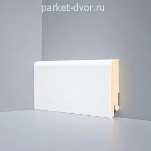 Плинтус Deartio Universal U102-80 Белый 16х80х2050 мм (пог. м)