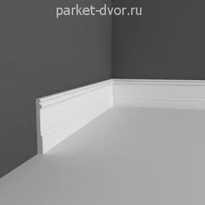 Плинтус Deartio P15.134.16 Белый под покраску 16х134х2070 мм (пог. м)