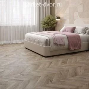 Виниловая плитка Alpine Floor Chevron Alpine LVT Еco 20−3A Дуб Натуральный Отбеленный
