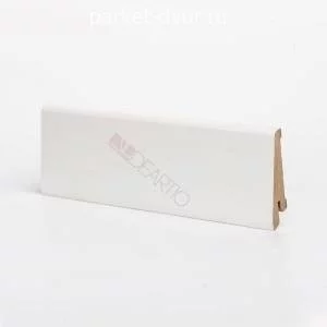 Плинтус Deartio Universal U101-60 Белый 60х16х2050 мм (пог. м)