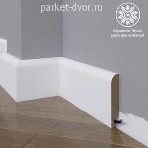 Плинтус Madest Decor 10-100-18 Белый 18х100 мм (пог. м)