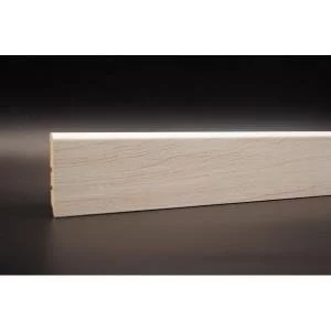 Плинтус МДФ Alsafloor 107 Ясень патина 12х58х2500 мм (пог. м)