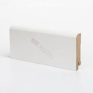 Плинтус Deartio Universal U102-80 Белый 16х80х2050 мм (пог. м)