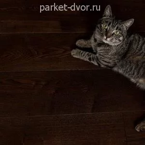 Паркетная доска Amber Wood Классика Ясень Кофе Браш