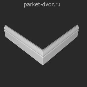 Плинтус Deartio P4.80.16 Белый под покраску 16х80х2070 мм (пог. м)
