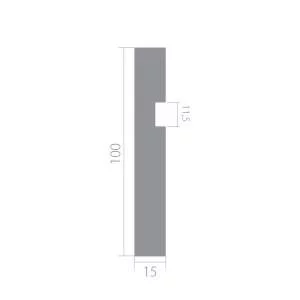 Плинтус Ultrawood Base 1015L 15х100х2000 мм (пог. м)
