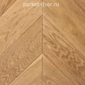 Инженерный паркет AlsterWood Французская ёлка Дуб Натур (без покрытия) 100/110х15 мм
