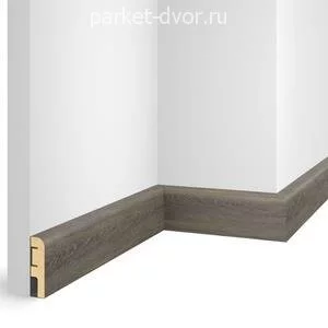 Плинтус МДФ CoSca Artiva EP02 Дуб Серебристый 16х60х2400 мм (пог. м)