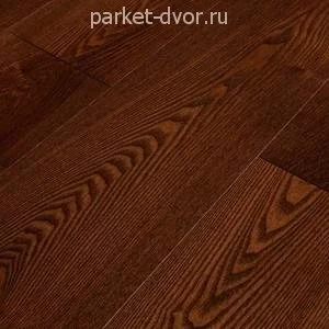Паркетная доска Amber Wood Классика Ясень Шоколад Браш