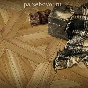 Инженерный модульный паркет Kochanelli Квадро Дуб Пулито 441х441х15 мм