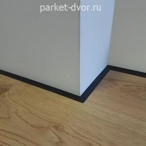Скрытый плинтус Ликорн Микро Лайн С-05.25.2 Серебристый матовый 6х16 мм (пог. м)