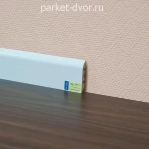 Плинтус МДФ Fjord W-120 Белый 15х70 мм (пог. м)