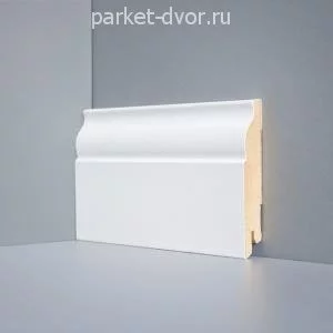Плинтус Deartio Universal U103-100 Белый 16х100х2050 мм (пог. м)