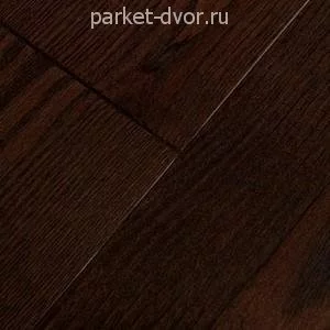 Паркетная доска Amber Wood Классика Ясень Кофе Браш