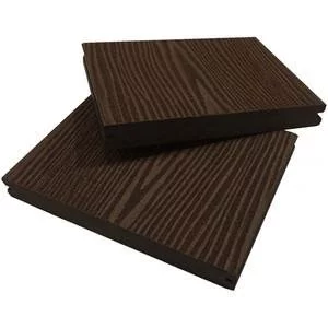Террасная доска ДПК Holzhof Solid полнотелая 18х150х4000 мм Венге