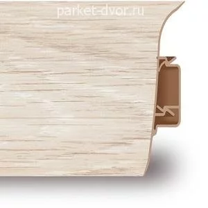 Плинтус Aberhof ABF60 8011 Дуб Полярный 60 мм (пог. м)