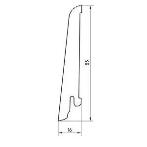 Плинтус МДФ Kronopol P85 3941 Versailles Elm 16х85 мм (пог. м)