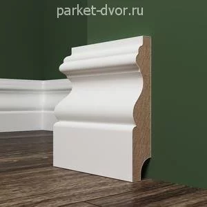 Плинтус Evrowood Белый PN 070 19х89х2000 мм (пог. м)