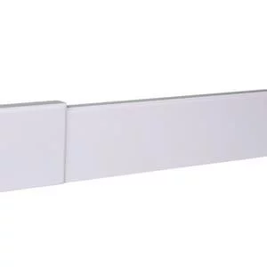 Плинтусный блок Finitura Decor F2 Белый 120 мм