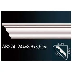 Карниз Перфект AB224 85х86х2440 мм
