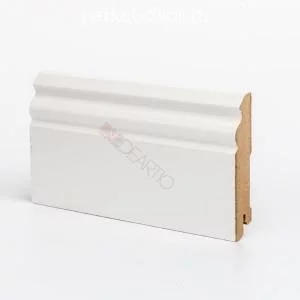 Плинтус Deartio Universal U105-120 Белый 16х120х2050 мм (пог. м)