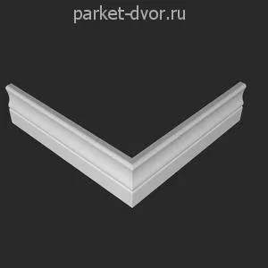 Плинтус Deartio P14.82.16 Белый под покраску 16х82х2070 мм (пог. м)