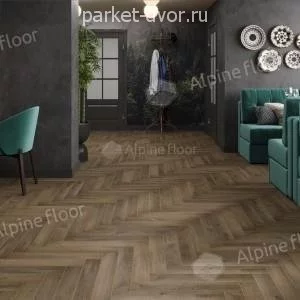 Ламинат Alpine Floor Herringbone 12 Pro LF106-11A Анжу