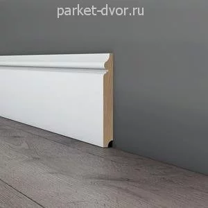 Плинтус Evrowood Белый PN 170 16х140х2000 мм (пог. м)