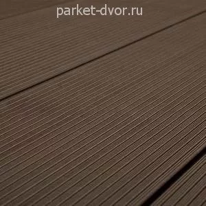 Террасная доска SaveWood Salix Тёмно-коричневый 25х163х3000 мм