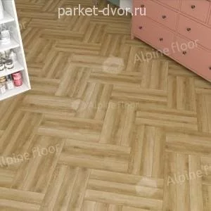 Ламинат Alpine Floor Herringbone 12 Pro LF106-02A Дуб Эльзас