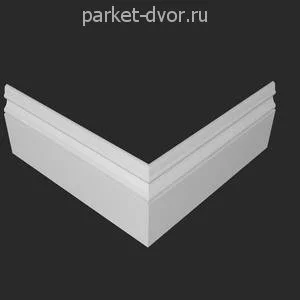 Плинтус Deartio P24.127.16 Белый под покраску 127х16х2070 мм (пог. м)