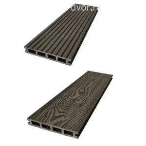 Террасная доска ДПК EcoDecking Komfort 3D Шоколад 23х143х4000 мм