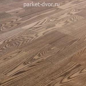 Паркетная доска Amber Wood Ретро Ясень Лак Светлый Орех