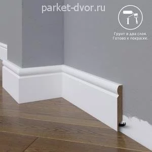 Плинтус Madest Decor 07-083-16 Под покраску 16х83 мм (пог. м)