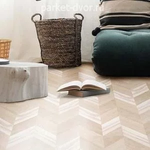 Пробковые полы Corkstyle Chevron Creme Glue