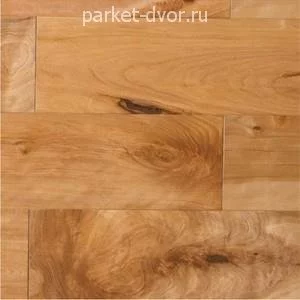 Паркетная доска Amber Wood Фьюжн Берёза Желтая Кантри Лак 125