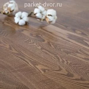 Паркетная доска Amber Wood Ретро Ясень Лак Светлый Орех
