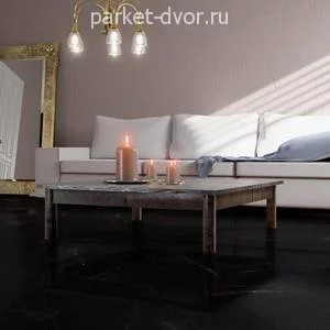 Ламинат Falquon Quadro Q1006 Marmorata Nera глянец