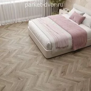 Виниловая плитка Alpine Floor Chevron Alpine LVT Еco 20−3A Дуб Натуральный Отбеленный
