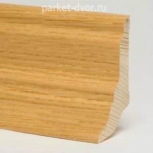 Плинтус деревянный Pedross Дуб без покрытия 40x80х2500 мм (пог. м)