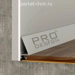 Плинтус Pro Design 570 Corner щелевой Анодированный 15.5х30х2700 мм (пог. м)