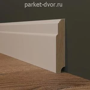 Плинтус Evrowood Белый PN 110 22х110х2000 мм (пог. м)