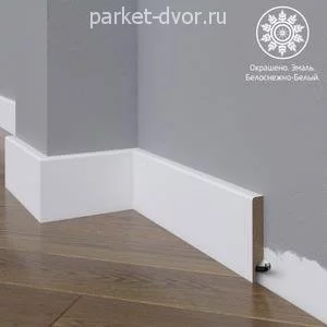 Плинтус Madest Decor 09-072-12 Белый 12х72 мм (пог. м)